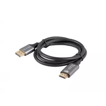 Displayport(M)-HDMI(M) cable 1M 4K black and silver