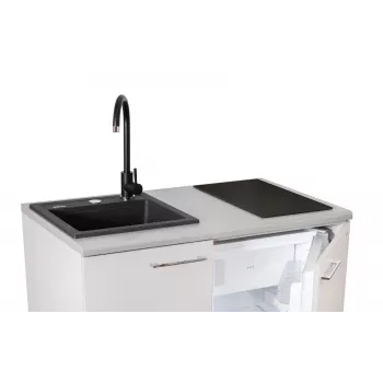 Built-in refrigerator MPM SMK-02, 50 L, energy class E, black, H 940 × W 1000 × D 600 mm