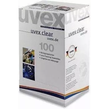 Cleaning wipes UVEX 9963005 — pack of 100 pieces for protective gear and equipment maintenance