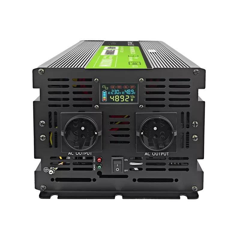 LCD converter 48V 5000W/10000W Pure sine with display