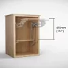 Kitchen cabinet extension MACLEAN MC-497 elevator for overhead cabinets, pull-up mechanism