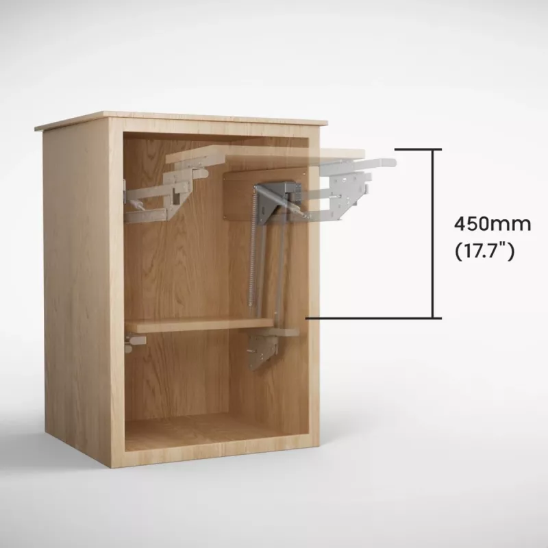 Kitchen cabinet extension MACLEAN MC-497 elevator for overhead cabinets, pull-up mechanism