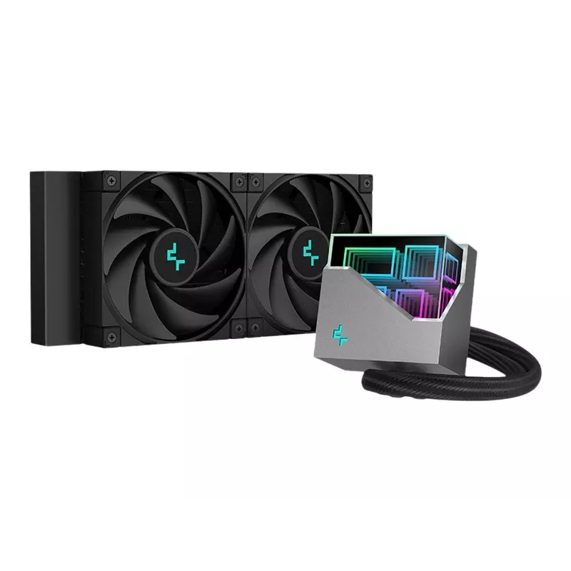 All-in-one liquid cooler DeepCool LT520 12 cm Black 3.27 mmH2O