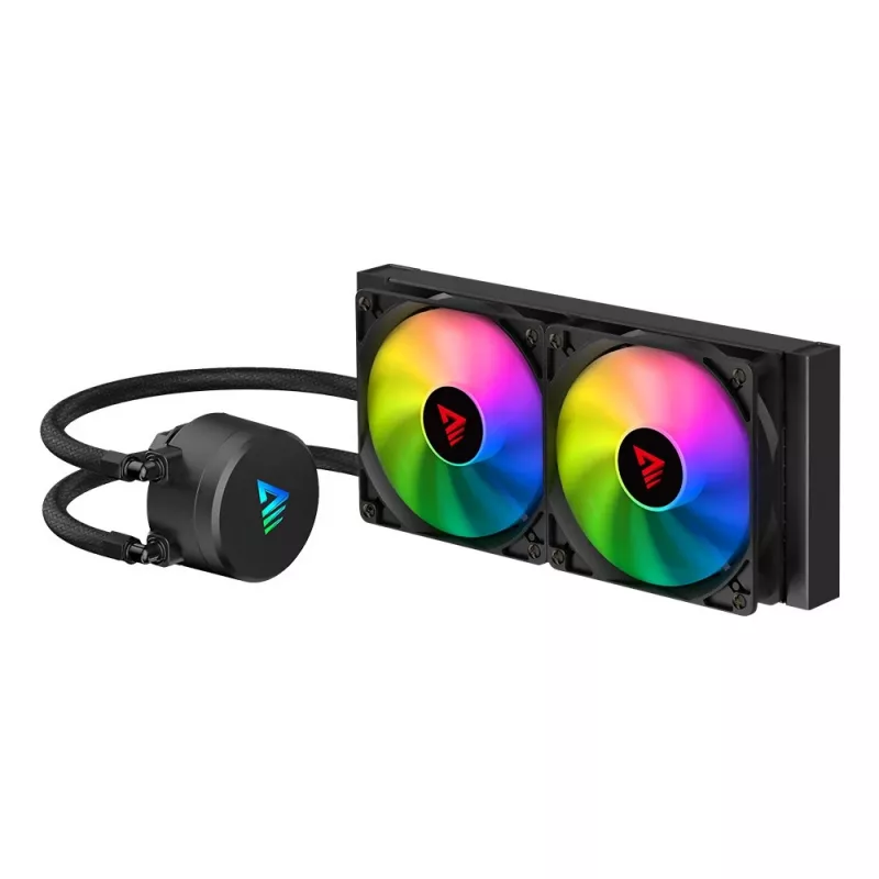 Liquid cooling kit SAVIO VELOX 240 mm Black — 240 mm radiator, 205×450 mm, 2 fans, TDP 250 W