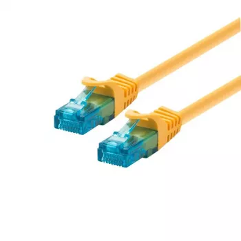 Network cable LOGON TCU55U0015Y Cat5e U/UTP (UTP) Yellow 1.5 m RJ-45 to RJ-45