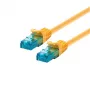 Network cable LOGON TCU55U0015Y Cat5e U/UTP (UTP) Yellow 1.5 m RJ-45 to RJ-45