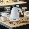 Metal kettle Adler AD 1349w 1.0 L long spout, stovetop kettle