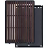 Mini-ITX/mATX PC case Lian Li A3-mATX Wood Edition — walnut front panel, black chassis