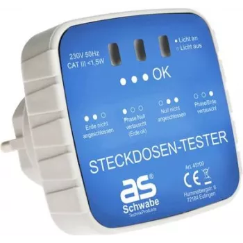 as - Schwabe 45100 Socket Tester (45100)
