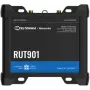 Cellular network router Teltonika RUT901 — 4x Fast Ethernet LAN, 3G/4G LTE, Wi‑Fi 4 (802.11n), 4 external antennas, aluminium housing