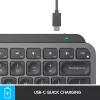 Logitech MX Keys Mini - Keyboard - backlit - Bluetooth - QWERTZ - Swiss - Graphite (920-010485)