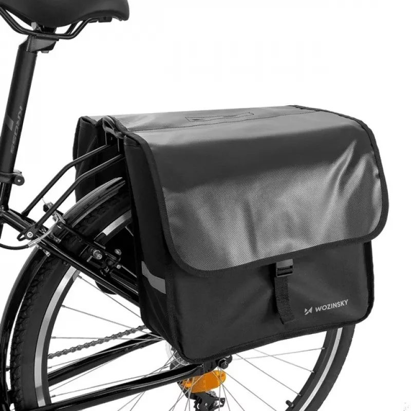 Bike pannier Wozinsky double trunk bag 28 L black WBB34BK