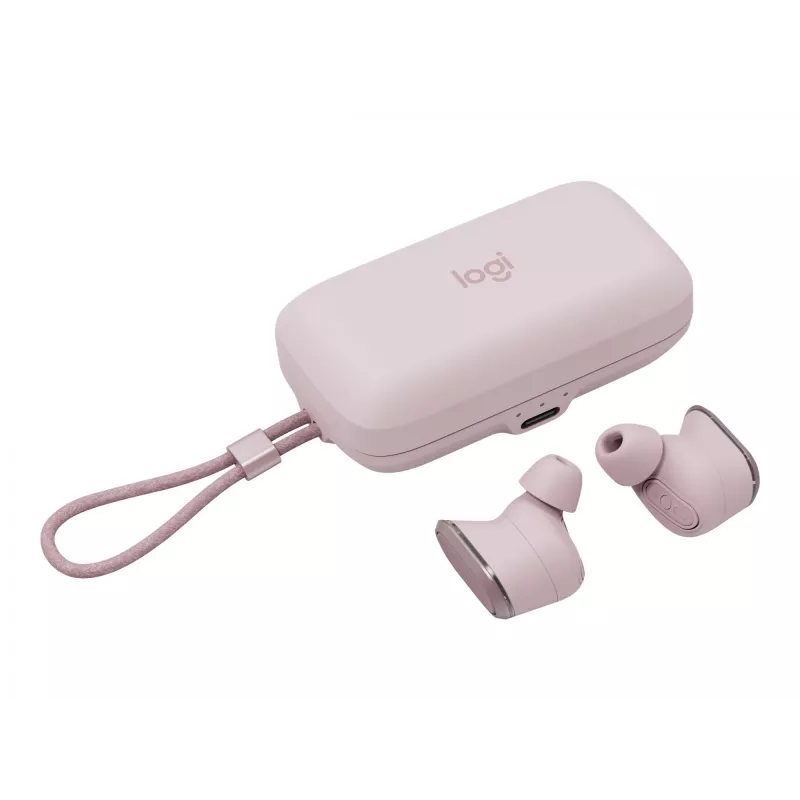 Logitech Zone True Wireless, In-Ear Headphones, ANC, Rosé, pink, In-Ear, Bluetooth, 985-001090