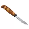 Fixed blade knife HELLE Tollekniv #61 — stainless steel handle, full-tang design