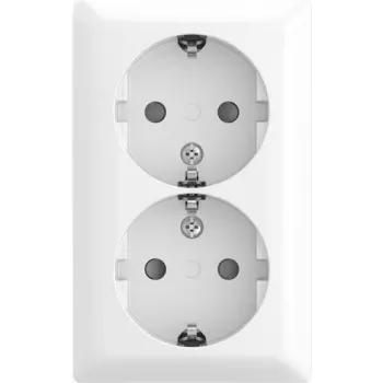 BUSCH JAEGER SCHUKO Double Socket AP Safety 202 EAPBJ-524 (2TKA00005531)