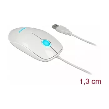 Mouse DeLOCK 12537 USB Type-A Optical 1200 DPI
