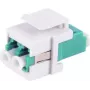 LC-LC Duplex Aqua Fiber Optic Patch Cable, ShiverPeaks 08-10202, LC to LC duplex