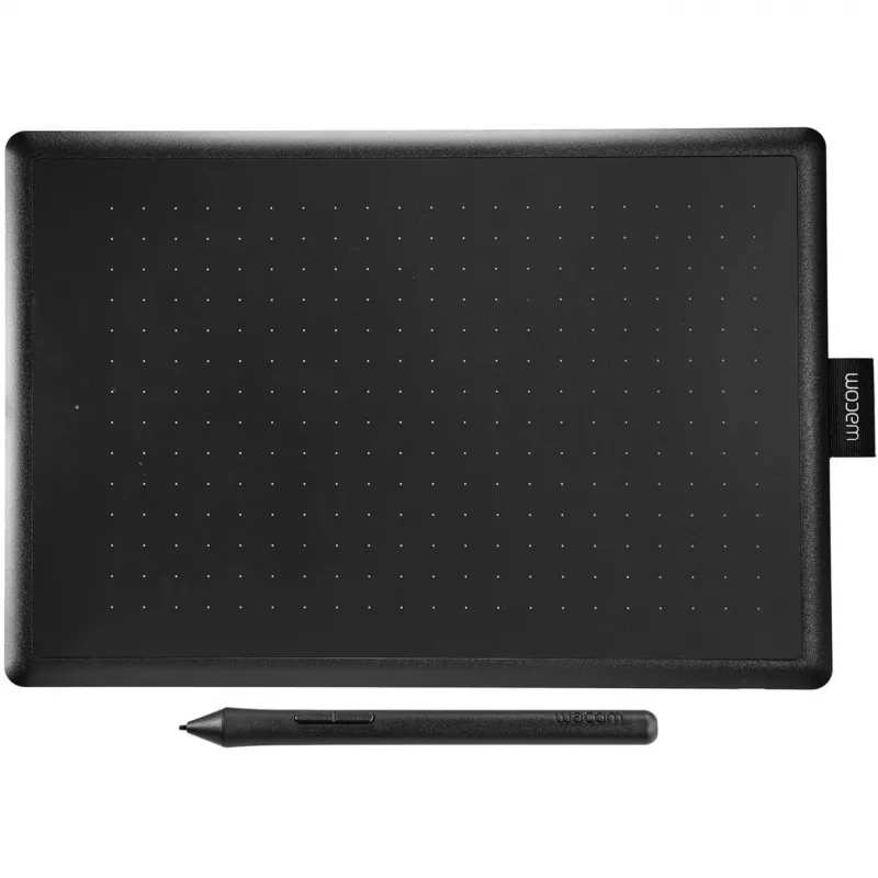 Wacom One by Medium graphic tablet Black, Red 2540 lpi 216 x 135 mm USB