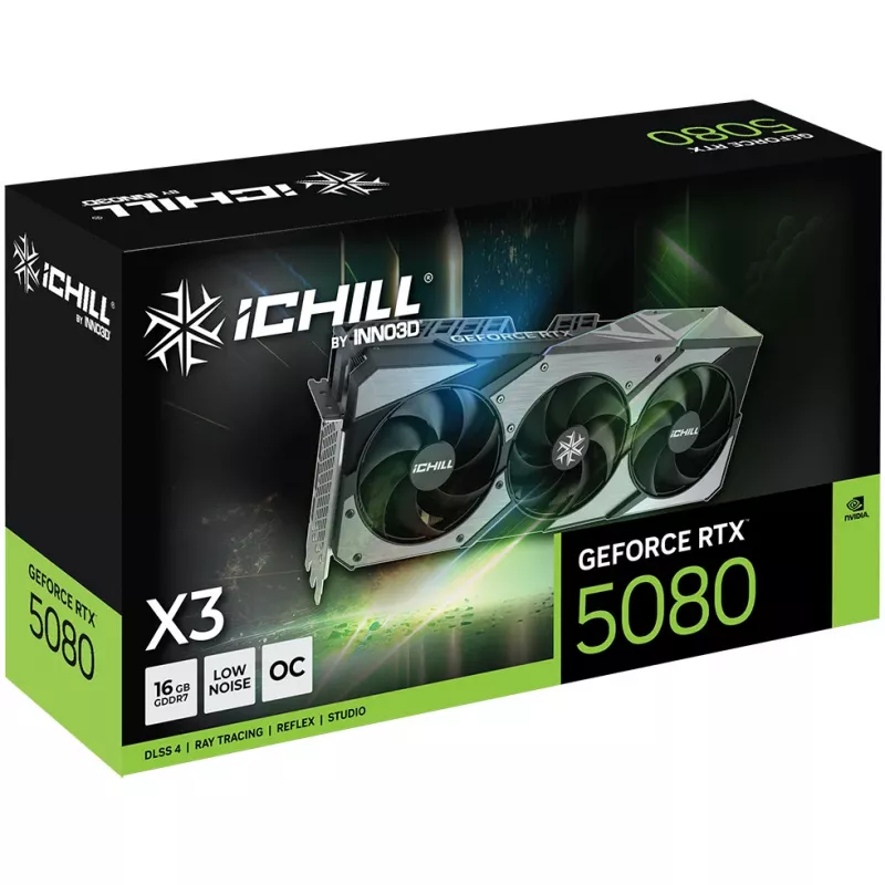 INNO3D iChill GeForce RTX 5080 X3 V2 16GB GDDR7 Graphics Card