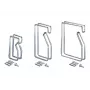 Rittal DK 7112.000 Cable Routing Bar, 43x85 mm