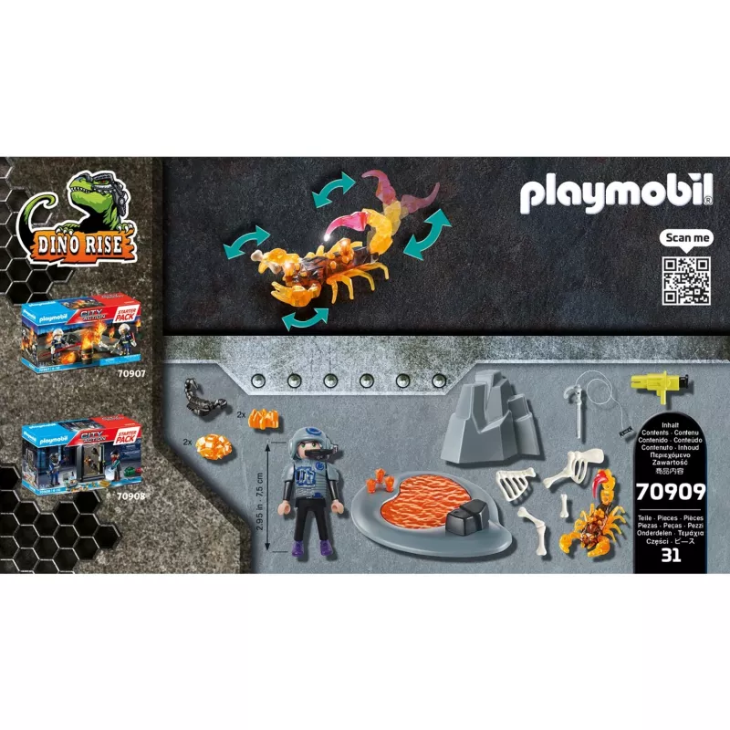 Playset Playmobil Dinos 70909 Toy Dinosaur Adventure Set