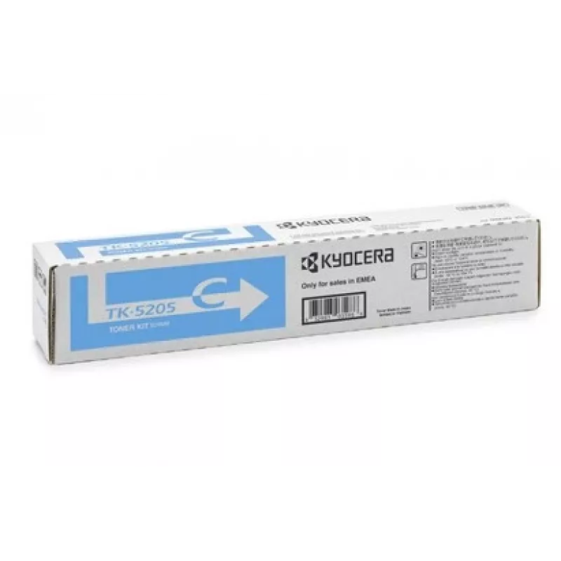 Toner Cartridge Kyocera TK-5205C Original Cyan 2500 Pages
