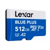 MicroSDXC memory card Lexar BLUE PLUS 512 GB, UHS‑I, Read 170 MB/s, U3/V30