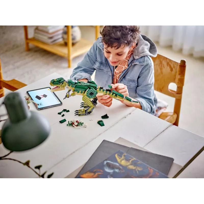 Construction toy LEGO Creator 3-in-1 T.Rex buildable model kit, 626 pcs, 150 mm height, age 9+