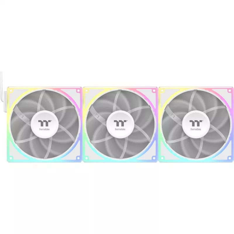 Cooling fan pack THERMALTAKE TOUGHFAN EX 140 ARGB Sync White — 140mm, 3-pack