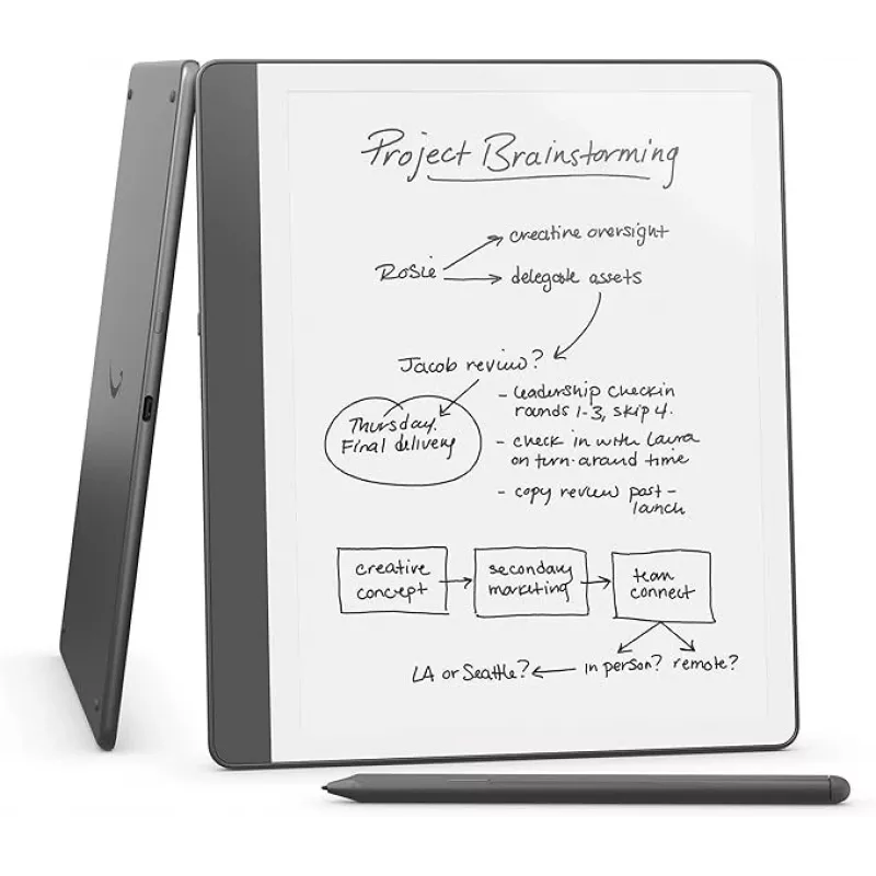 E-reader Amazon Kindle Scribe 2024 — 10.2 inch 300 ppi, 16 GB, Tungsten, Premium Pen included
