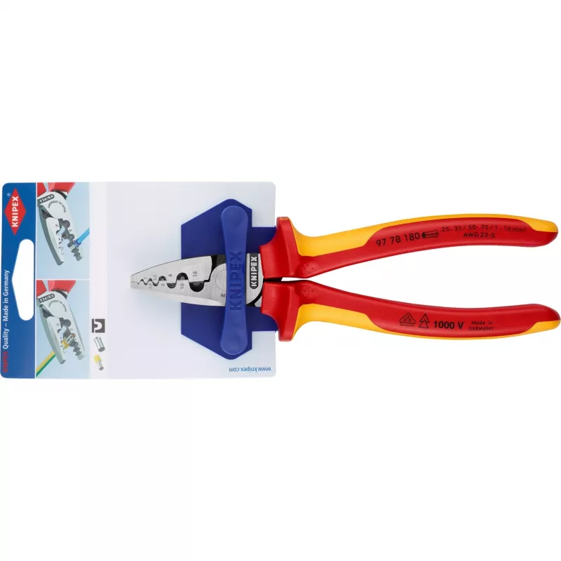 Cable Crimper Combination Tool Knipex 97 78 180