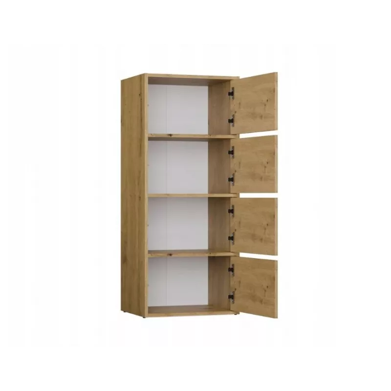 ALMA CHEST OF DRAWERS, ANTHRACITE/ARTISAN OAK