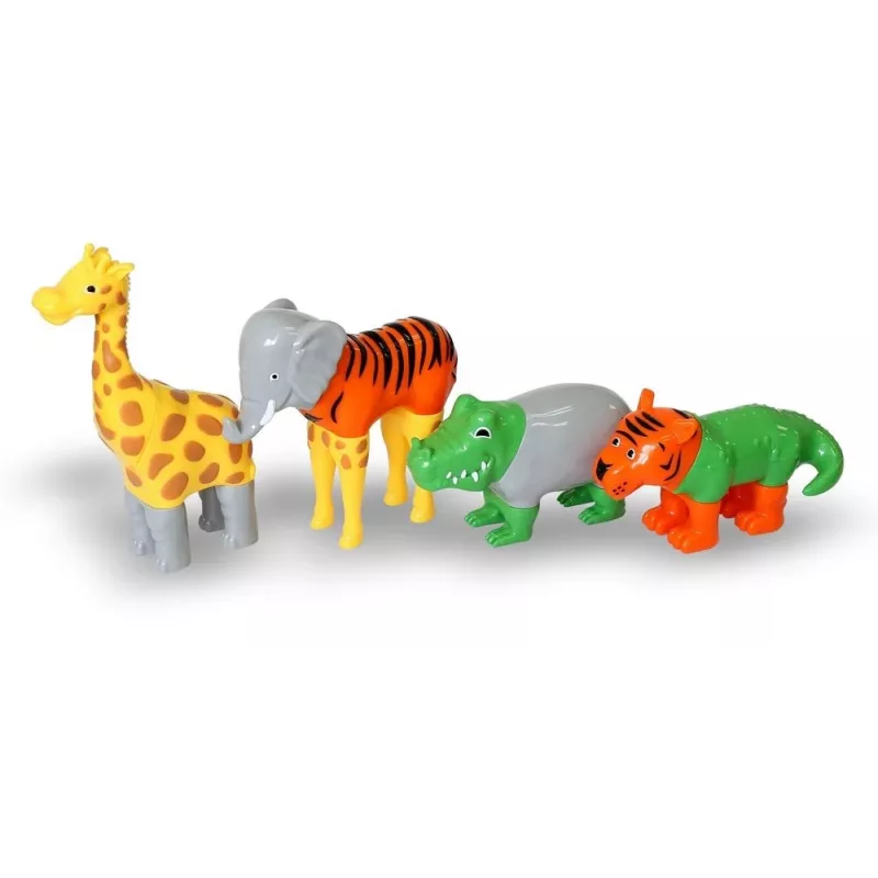 Animal Popular Playthings Magnetic Mix or Match Animals Multicolour