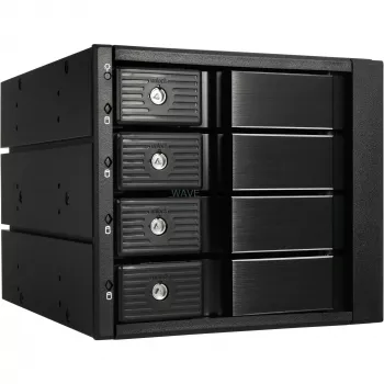 SilverStone SST-FS304-12G external 3.5-inch enclosure, 4-Bay - black