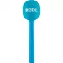 Interview GO microphone by Rode — compact handheld interview microphone, blue