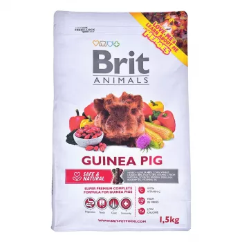 Complete guinea pig food Brit Complete pellet 1.5 kg — balanced diet with 12% protein, 16% crude fiber, vitamins