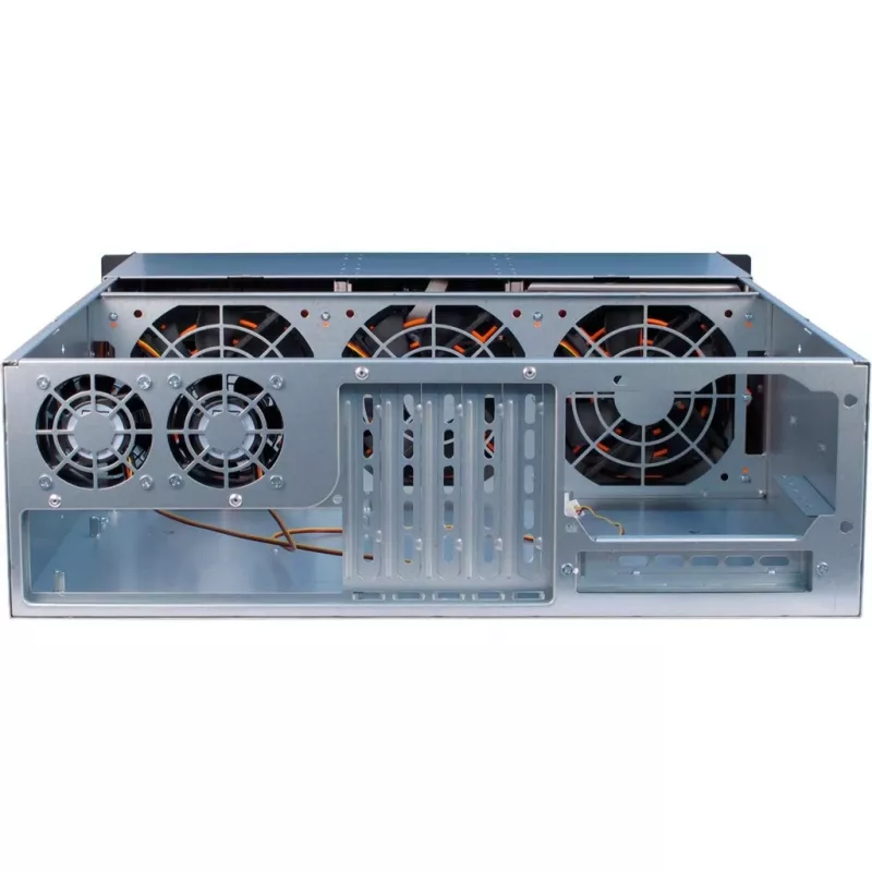 Inter-Tech 3U-30255 Rack Black, Stainless steel