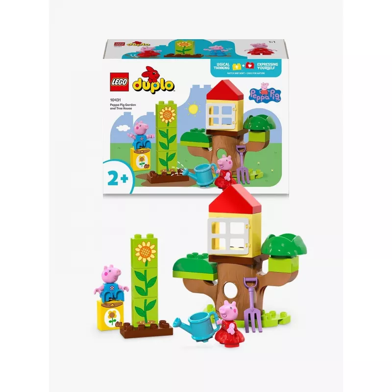 Lego 10431 Duplo Peppa Pig Garden and Tree House Playset