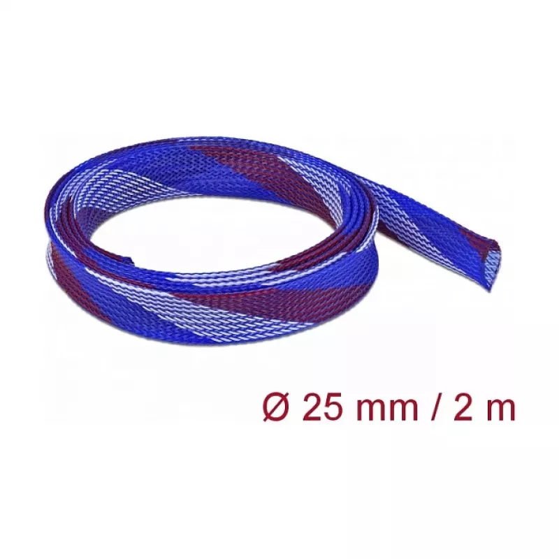 Cable Sleeve DeLOCK 20751 Blue Red White