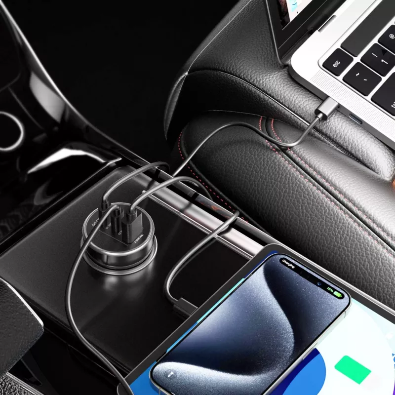 4smarts Vehicle Charger VoltRoad Ultimate 160W black (541224)