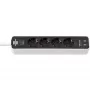 Power Extension Brennenstuhl Ecolor 1.5m 4 AC Outlets Indoor Black White