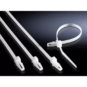 Cable ties Rittal SZ 2597.000, white, 150 mm, pack of 100