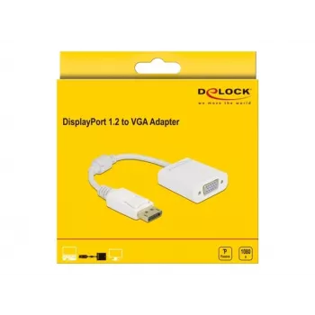 Adapter DisplayPort 1.2 male to VGA female DeLOCK 61007