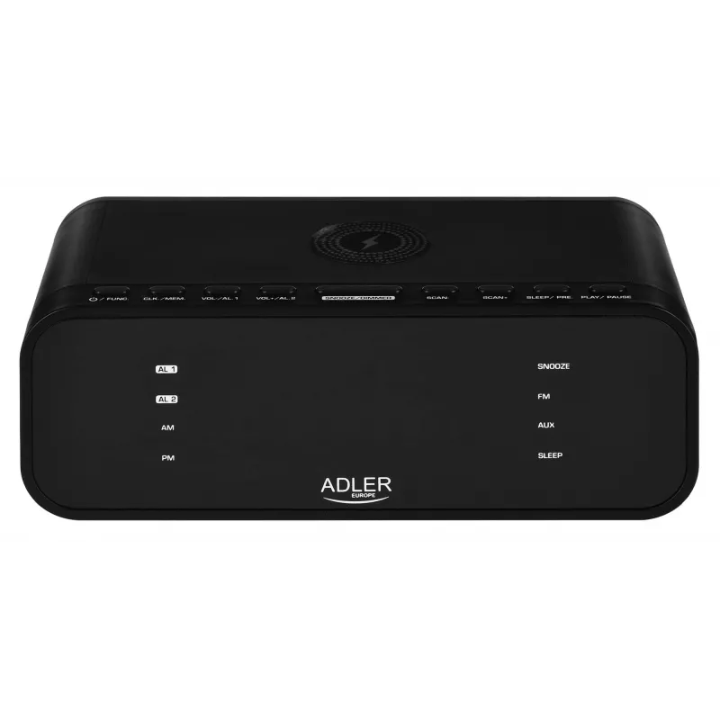 Ceas Cu Radio, Alarma Si Incarcator Wireless Adler AD 1192B