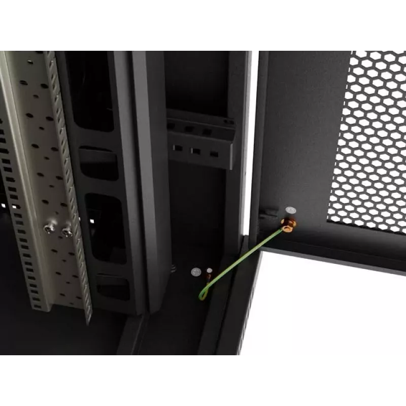 Rack cabinet LANBERG FF01-8247-23BL 47U freestanding rack, 2343×800×1200 mm, IP20, 165 kg, 1200 kg load