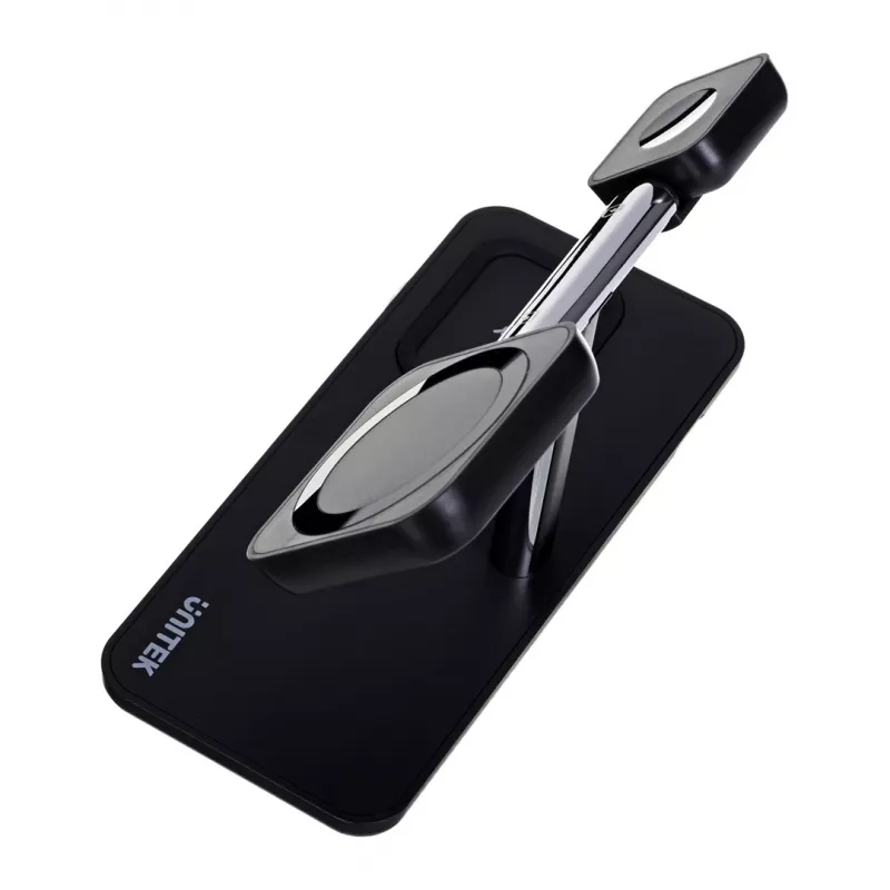Freestanding Charging Station UNITEK P1212A 15W Wireless ABS Black Silver