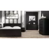 Chest of drawers Top e Shop M5 CZERŃ, 5 drawers, black, 700×400×1120 mm, particle board