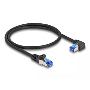Network Cable DeLOCK RJ45 Cat.6A S/FTP 0.5m Black
