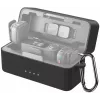 PULUZ Silicone Charging Case Protective Cover for DJI Mic 3 (Black)
