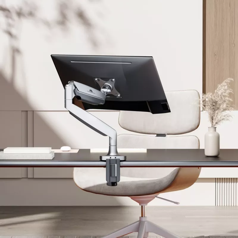 Monitor mount MACLEAN MC-969 double arm gas spring for 17–45 inch screens, max load 16 kg
